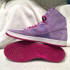 Nike Purple High-Top Sneakers